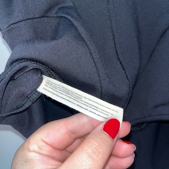 Intimately Free People Black Thong Corset Bodysuit Long Sleeve Scoop Neck XS - Picture 4 of 8